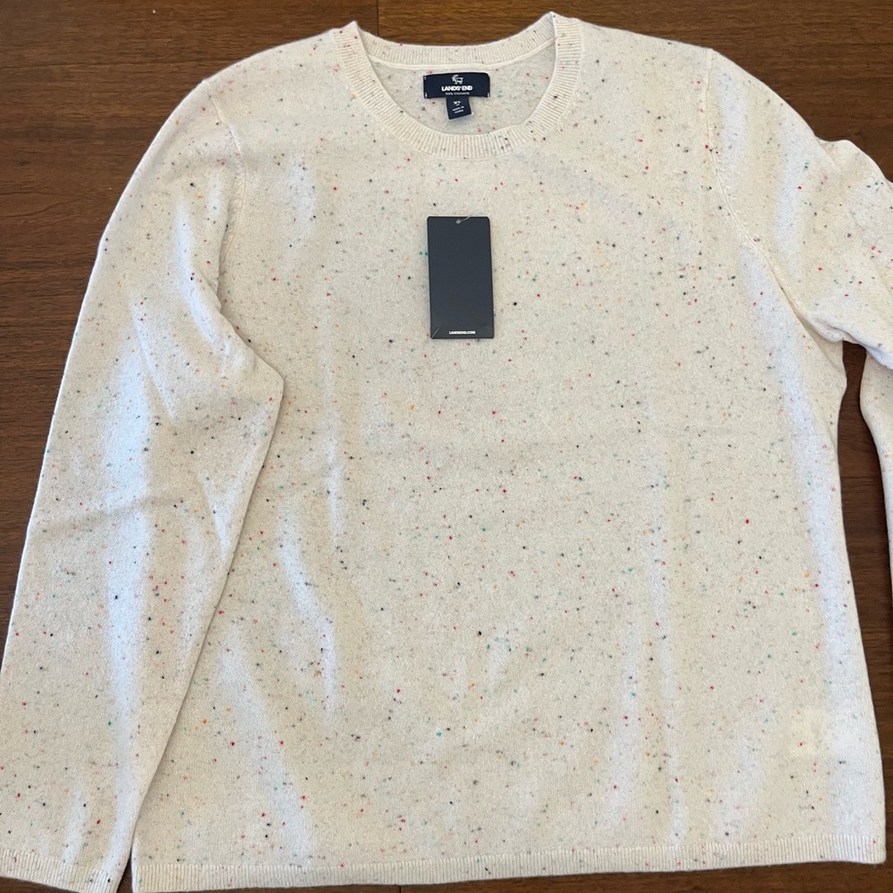 Landsend NWT cashmere sweater